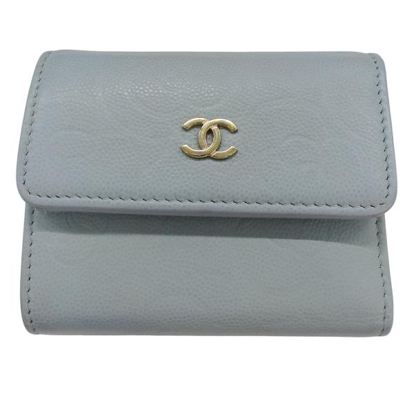 CHANEL（シャネル） 財布 レディース ブランド 三つ折り財布 キャビア