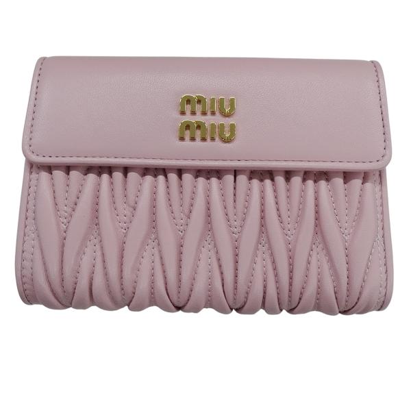 miu miu（ミュウミュウ） 財布 レディース ブランド 二つ折り財布