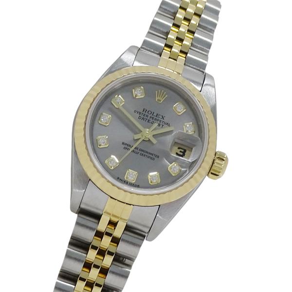【本日限定！】ROLEX デイトジャスト 10Pダイヤ 79173G 腕時計 ROLEX（ロレックス） デイトジャスト 79173G F番 時計 レディース