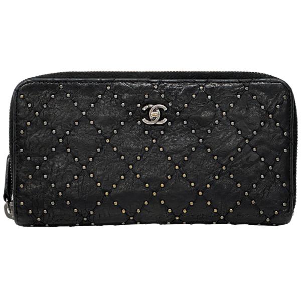 CHANEL（シャネル） 財布 マトラッセ スタッズ レディース ブランド 長