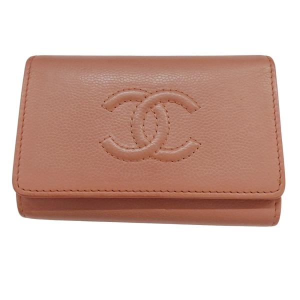 CHANEL（シャネル） キーケース レディース ブランド キャビアスキン 4