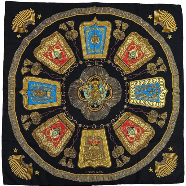 美品 エルメス Poste et Cavalerie 大判 スカーフ カレ 90 HERMES（エルメス） スカーフ カレ90 Poste et Cavalerie サーベル飾袋