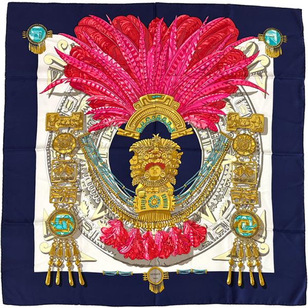 HERMES（エルメス） スカーフ カレ90 MEXIQUE メキシコ レディース