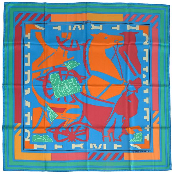HERMES（エルメス） スカーフ カレ90 PUZZLE パズル レディース