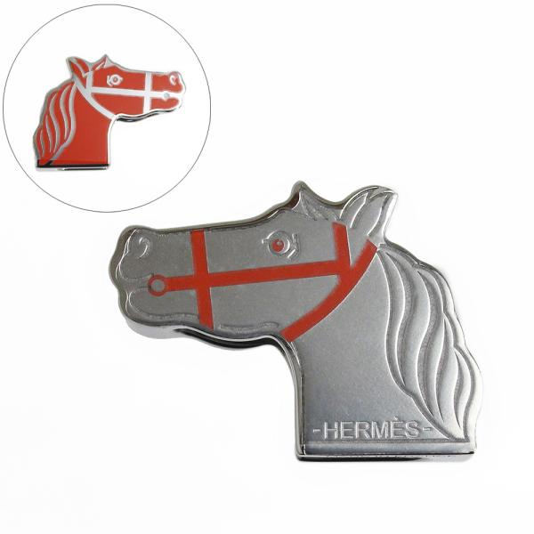 新品・未使用品）エルメス HERMES カドリージュ 馬 ツイリーリング 