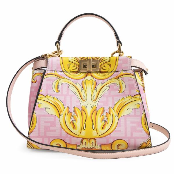 FENDACE(フェンダーチェ) ハンドバッグ美品 メデューサ ライト FENDACE(フェンダーチェ) ハンドバッグ美品 メデューサ ライト