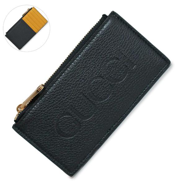 GUCCI (新品・未使用品)グッチ ロゴ ジップ カードケース 名刺 GUCCI (新品・未使用品)グッチ ロゴ ジップ カードケース 名刺