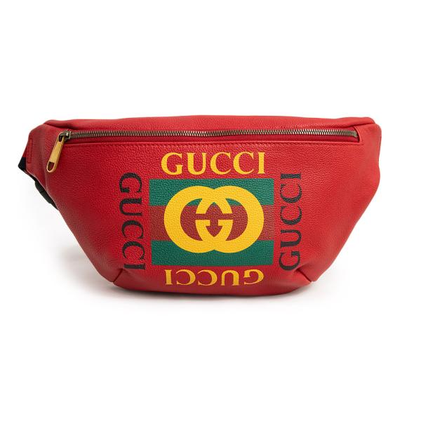 GUCCI（グッチ） （未使用保管品）グッチ プリント ボディ ベルト