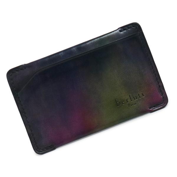 （美品）ベルルッティ Berluti カードケース ヴェネチアカーフレザー マルチカラー パープル 紫 箱付 brandbrand_200017883019
