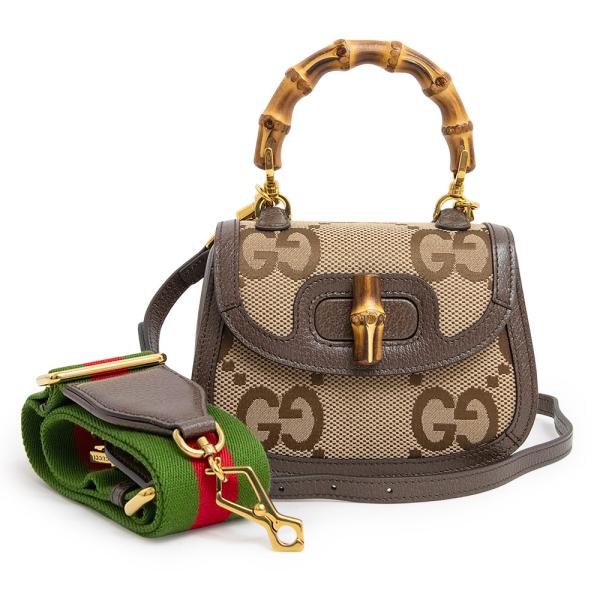 GUCCI GG柄 ハンドバッグ ミニバッグ GUCCI（グッチ） （新品・未使用品）グッチ バンブー 1947 ミニ トップ