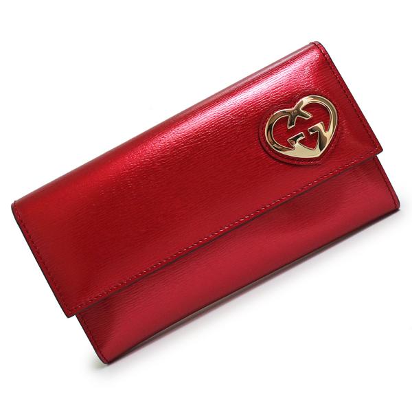 GUCCI (未使用 展示品)グッチ ラブリー ハート 二つ折り長財布 GUCCI (未使用 展示品)グッチ ラブリー ハート 二つ折り長財布