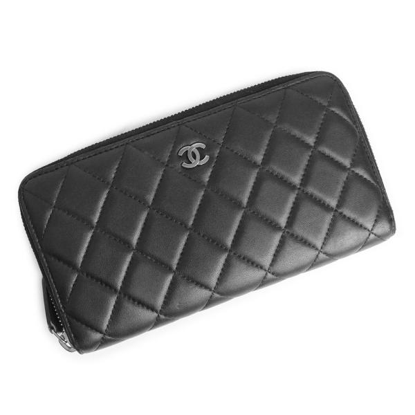 CHANEL （中古）シャネル クラシック ロング ジップ ウォレット  