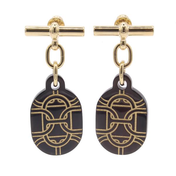 HERMES （未使用 展示品）エルメス シェーヌ ダンクル PM ピアス  