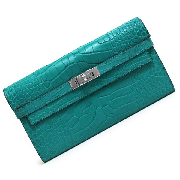 nana 　ケリーウォレット ロング　アリゲーター　Q刻印　ベトン 楽天市場】エルメス ケリーウォレット アリゲーターの通販