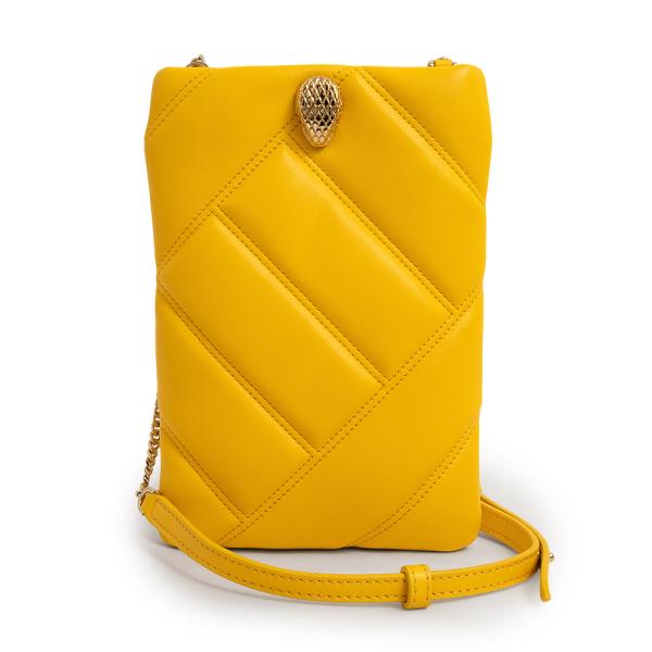 （新品・未使用品）ブルガリ BVLGARI セルペンティ カボション スマホケース ショルダーバッグ 斜め掛け カーフスキン レザー イエロー 黄 ゴールド金具 brandbrand_200021456019