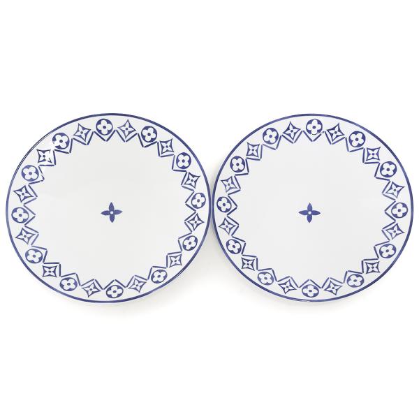 ★新品未使用 ヴィトン ラージ ボウル モノグラム フラワータイル お皿 ☆新品未使用 ヴィトン ラージ ボウル モノグラム フラワータイル お皿