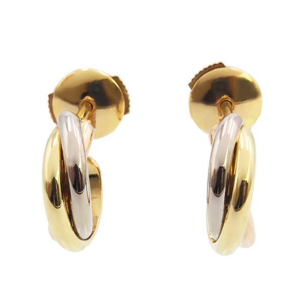CARTIER カルティエ トリニティ ピアス ミニ B8301540 750WG
