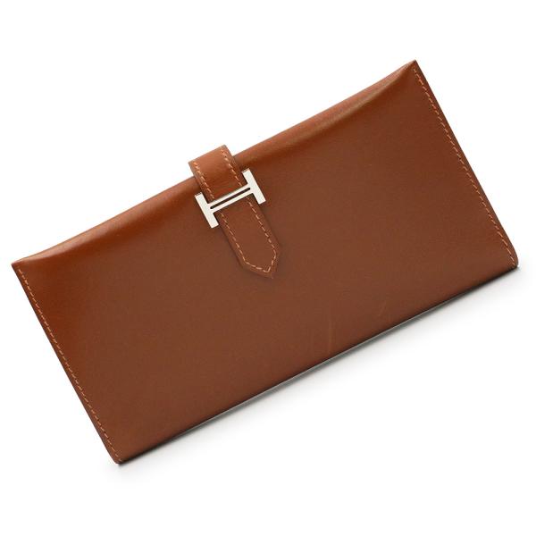 HERMES（エルメス） （中古）エルメス ベアン クラシック 二つ折り長