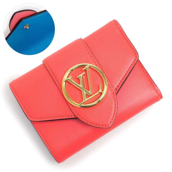 ✨超美品 ✨ルイヴィトン 三つ折り財布 ポンヌフ コンパクト ネイビー レザー 楽天市場】LOUIS VUITTON ポルトフォイユカプシーヌコンパクト M14664