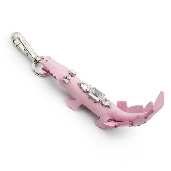 FENDI（フェンディ） （美品）フェンディ クロコダイル ワニ ビジュー