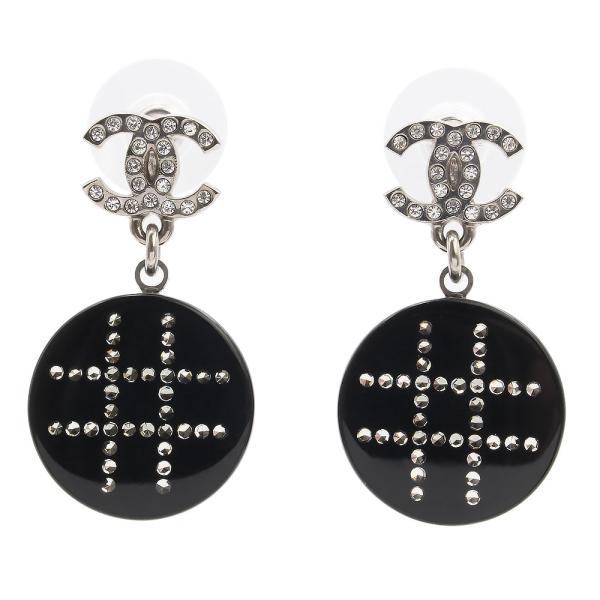 【美品】CHANEL シャネル ピアス ココマーク ラインストーン 片耳 CHANEL（シャネル） （未使用 展示品）CHANEL A44958 ラインストーン