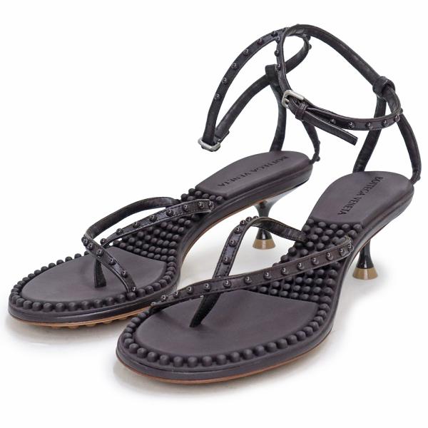 （未使用保管品）ボッテガヴェネタ BOTTEGA VENETA ラグーンバブル サンダル 靴 #35 22cm ラムスキン レザー FONDANT ブラウン 659006 BOTTEGA VENETA（ボッテガ・ヴェネタ） （未使用保管品）ボッテガ