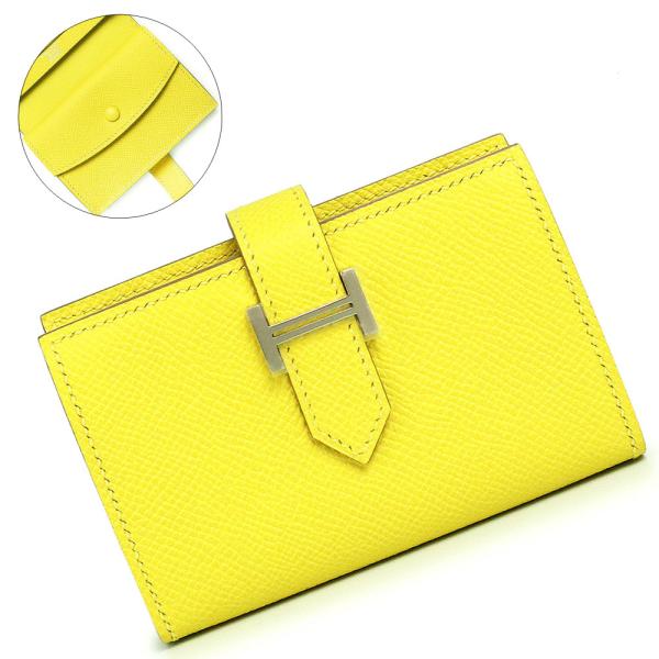 エルメス　HERMES　カードケース　ベアン　ミニ　コンパクト　定期入れ　名刺 HERMES（エルメス） （未使用 展示品）エルメス ベアン カードケース