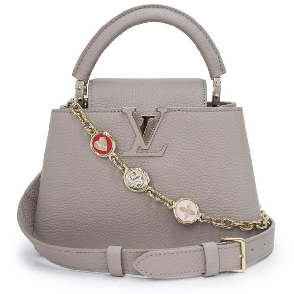 ルイヴィトン カプシーヌMM ガレ ハンドバッグ 2way ベージュ ショルダー 中古・古着通販】LOUIS VUITTON (ルイ ヴィトン) カプシーヌ MM /2WAY