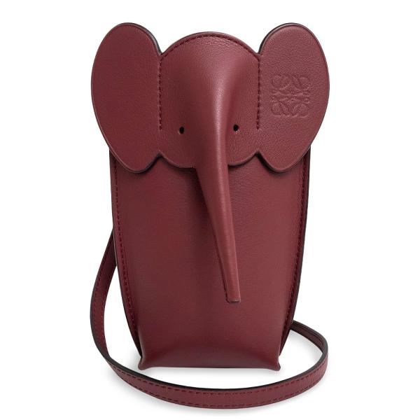 美品 LOEWE ロエベ エレファント ショルダーバッグ ピンク 象 ポシェット LOEWE - 美品 LOEWE ロエベ エレファント ショルダーバッグ ピンク 象