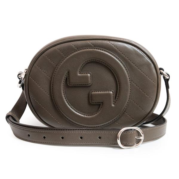 （美品）グッチ GUCCI ブロンディ ショルダーバッグ 斜め掛け カーフスキン レザー ブラウン シルバー金具 760175 GUCCI（グッチ） （美品）グッチ ブロンディ ショルダーバッグ 斜め
