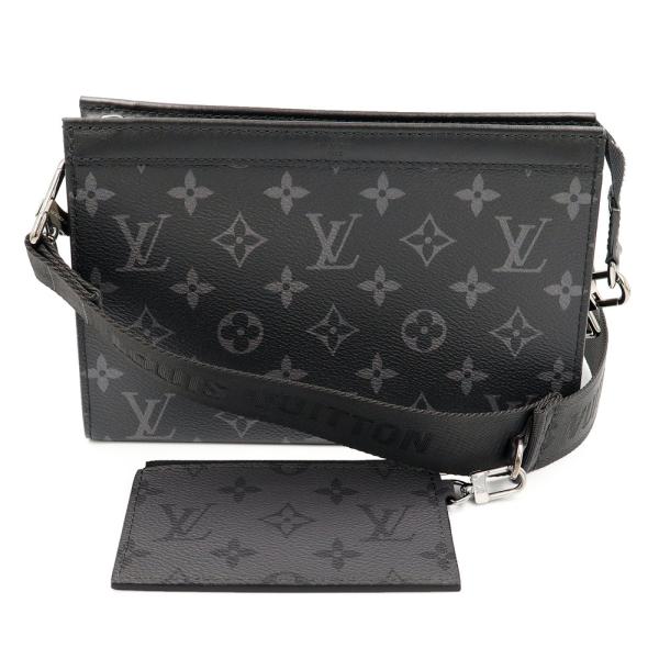 【未使用に近い】ルイヴィトン モノグラム シャドウ ガストン ウェアラブル 黒 LOUIS VUITTON（ルイ・ヴィトン） （未使用 展示品）ルイ ヴィトン