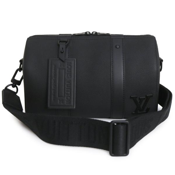 ルイ ヴィトン LOUIS VUITTON 斜め掛けショルダーバッグ アエログラム シティ キーポル レザー ライトブルー シルバー レディース M23725 送料無料【中古】 z8023 LOUIS VUITTON（ルイ・ヴィトン） ルイ ヴィトン 斜め掛けショルダー