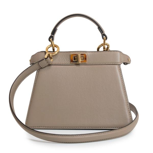 （未使用　展示品）フェンディ FENDI ピーカブー ISeeU アイシーユー プチ 2way ショルダー ハンドバッグ カーフスキン レザー ベージュ ゴールド金具 8BN335 FENDI（フェンディ） （未使用 展示品）フェンディ ピーカブー ISeeU