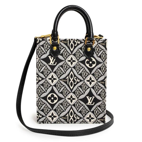 （未使用　展示品）ルイ ヴィトン LOUIS VUITTON プティット サックプラ 2Way 斜め掛け ショルダー ハンドバッグ モノグラムジャガード ブラック グレー ゴールド金具 M80484 箱付 LOUIS VUITTON（ルイ・ヴィトン） （未使用 展示品）ルイ ヴィトン