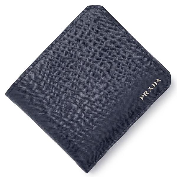 PRADA（プラダ） （新品・未使用品）プラダ 二つ折り財布 サフィアノ