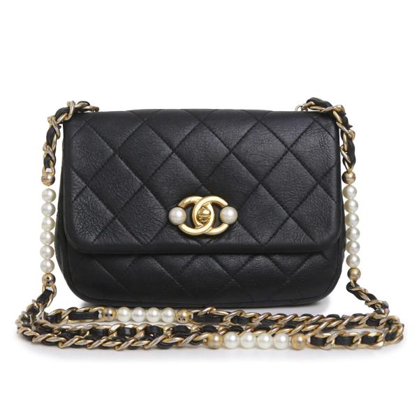 CHANEL（シャネル） （中古）CHANEL ココマーク マトラッセ カーフ