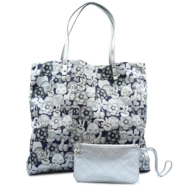 CHANEL トートバック CHANEL（シャネル） （美品）CHANEL A69928 シュペット 猫 ネコ柄