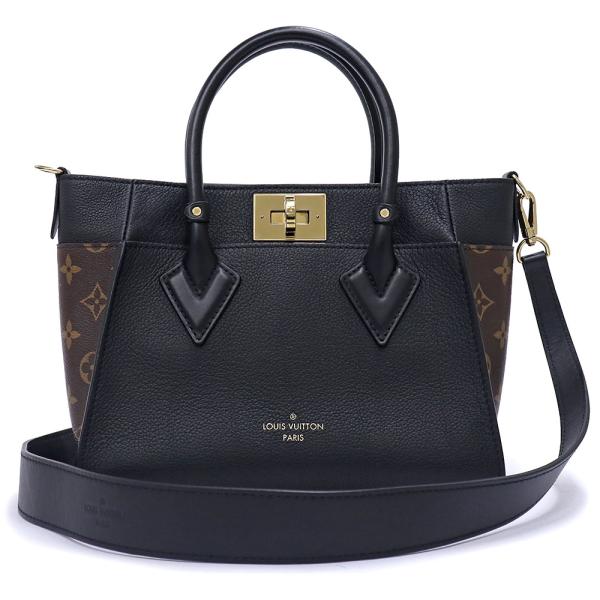 現行 ルイヴィトン オンマイサイド PM ハンドバッグ 2way モノグラム 黒 LOUIS VUITTON（ルイ・ヴィトン） （美品）LOUIS VUITTON ルイ
