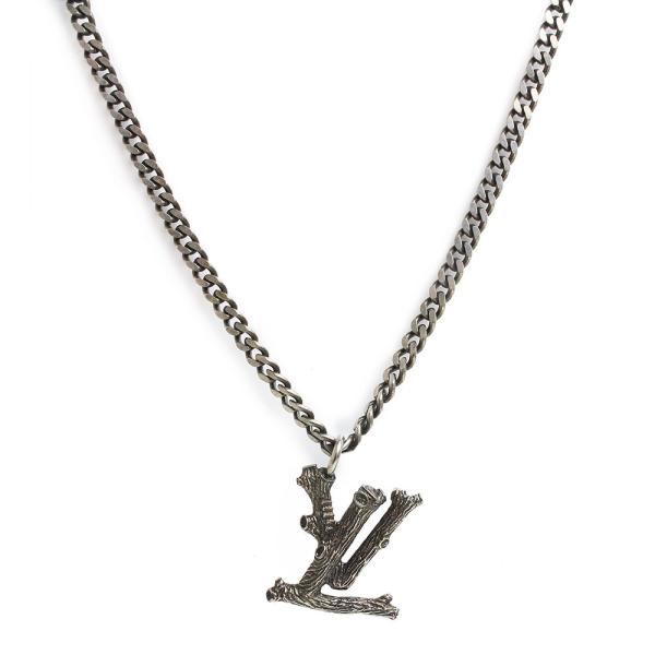 ルイ ヴィトン MP2818 LVウッド ヴィンテージシルバー ネックレス ペンダント 箱付 LOUIS VUITTON（新品・未使用品） LOUIS VUITTON（ルイ・ヴィトン） （新品・未使用品）LOUIS VUITTON