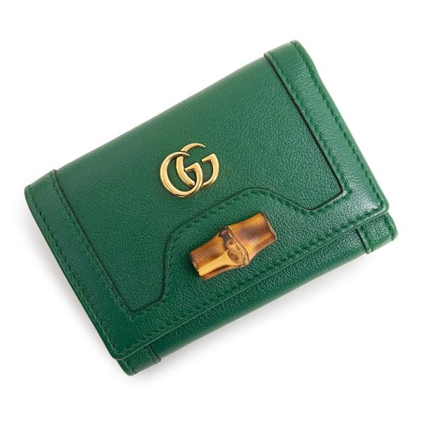 グッチ　三つ折り　財布　美品 GUCCI（グッチ） （新品・未使用品）GUCCI 658633 ダイアナ バンブー