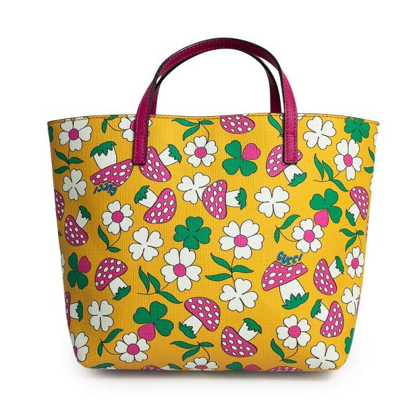 美品 グッチ GUCCI バッグ トートバッグ 花柄キノコ柄 型番410812 GUCCI（グッチ） （未使用 展示品）GUCCI 410812 チルドレンズ