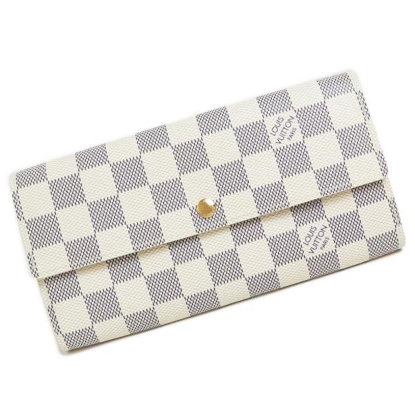 ルイヴィトン アズール ポルトフォイユサラ ホワイト 箱付き　N61735 LOUIS VUITTON（ルイ・ヴィトン） （未使用 展示品）LOUIS VUITTON