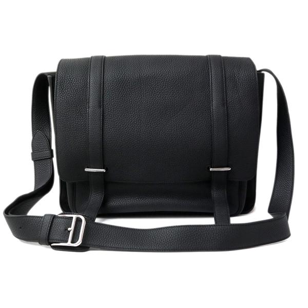 よ*え様 美品 エルメス スティーブ・ブザス35 トリヨンクレマンス 黒 ショル HERMES（エルメス） （未使用 展示品）HERMES スティーブ ブザス 35