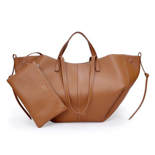 POLENE（ポレーヌ） （美品）Polene Cyme エディション キャメル