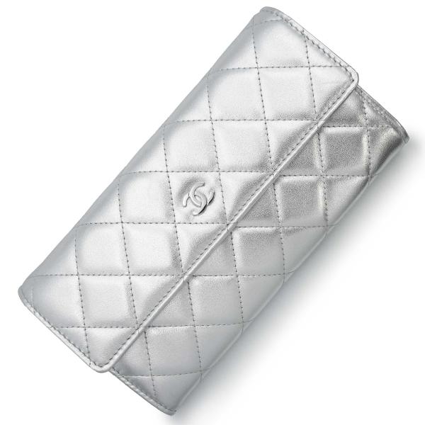 リ*ァ様 CHANEL シャネル 長財布 マトラッセ ココマーク ラムスキン シ CHANEL（シャネル） （未使用 展示品）CHANEL A50096 マトラッセ ココ
