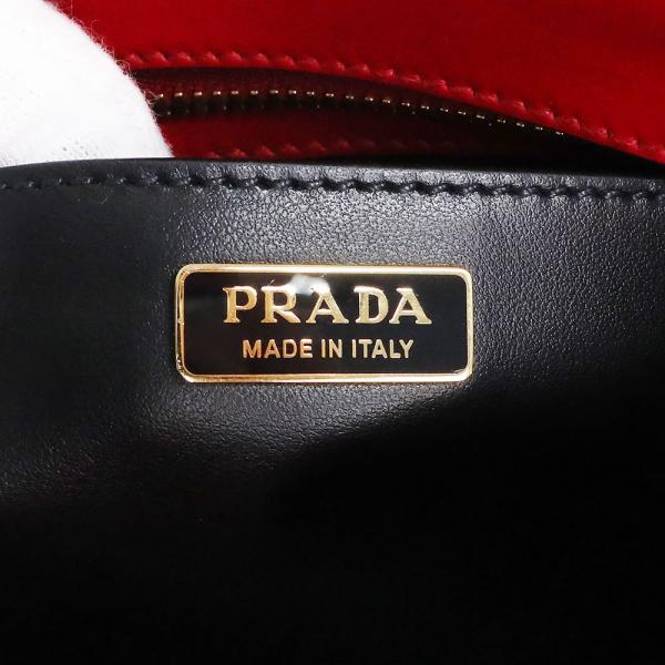 売り出しクーポン PRADA サフィアーノ 2WAY ハンドバッグ 赤 ハンドバッグ