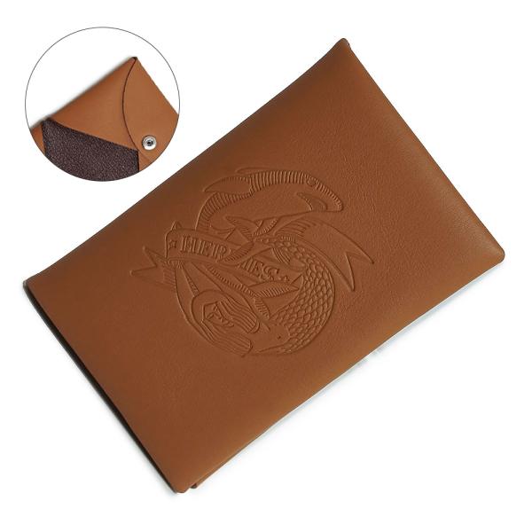 (新品・未使用品)エルメス HERMES ヴォースイフト レザー カルヴィ カードケース 名刺入れ 定期入れ パスケース D刻印 ゴールド ハバナ ブラウン系 茶 箱付