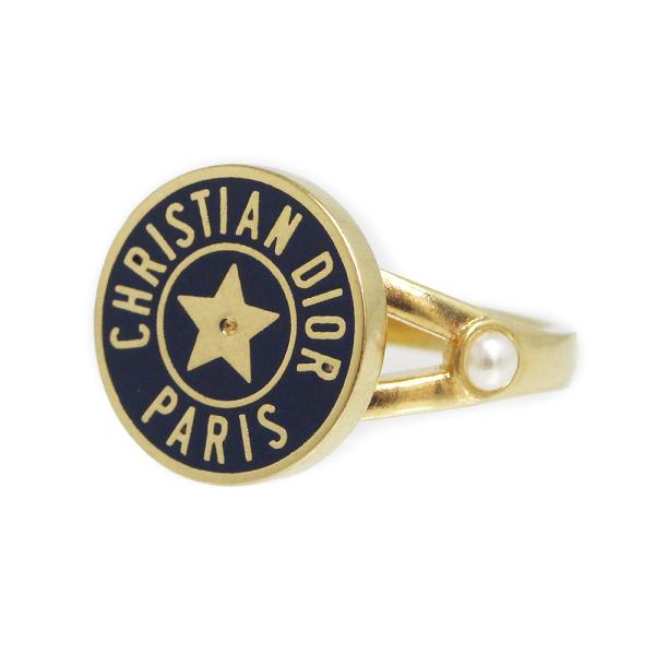 Dior クリスチャンディオール リング 指輪 パール スター 星-