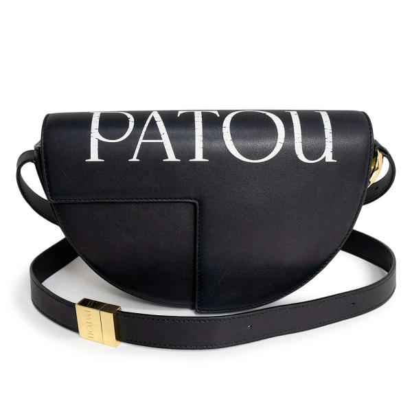 PATOU（パトゥ） （中古）パトゥ ロゴプリント ショルダーバッグ 斜め
