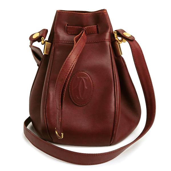 Cartier（カルティエ） （中古）Cartier マストライン 巾着 カーフ